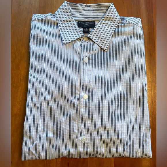 Banana Republic - Slim Fit - Navy/Light Blue/White - Picture 3 of 8